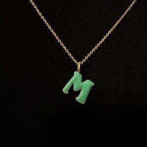 BAUBLEBAR ‘M’ Initial Pendant Necklace